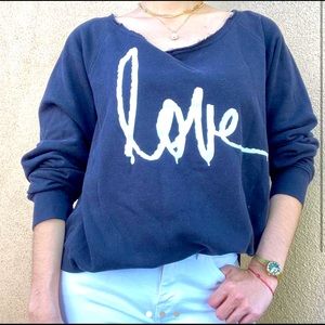 Black “Love” Sweatshirt